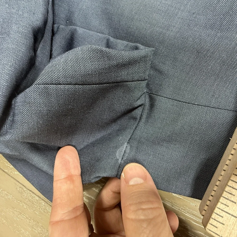 Ted Baker Blazer‎ Mens 42L Blue Endurance Jarrett SPJ 100% Wool Two Button
